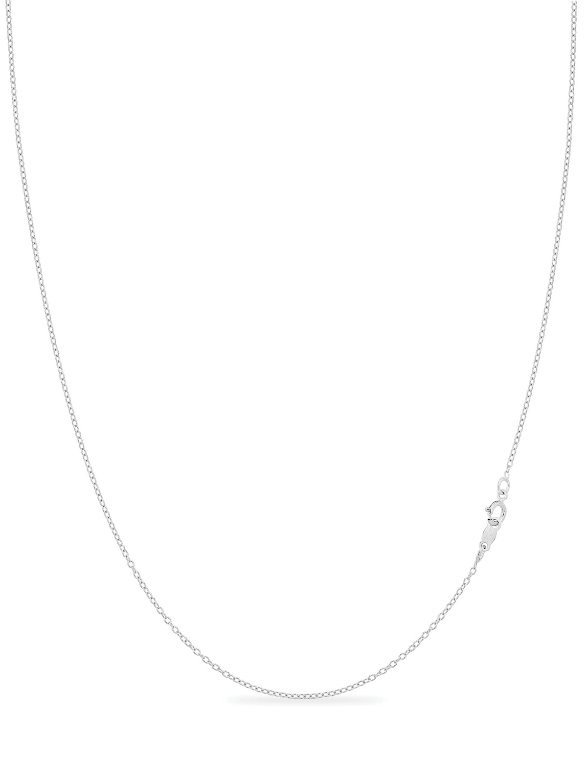Solid .925 Sterling Silver 1.3mm Cable Chain Necklace 12 – 36 inches!