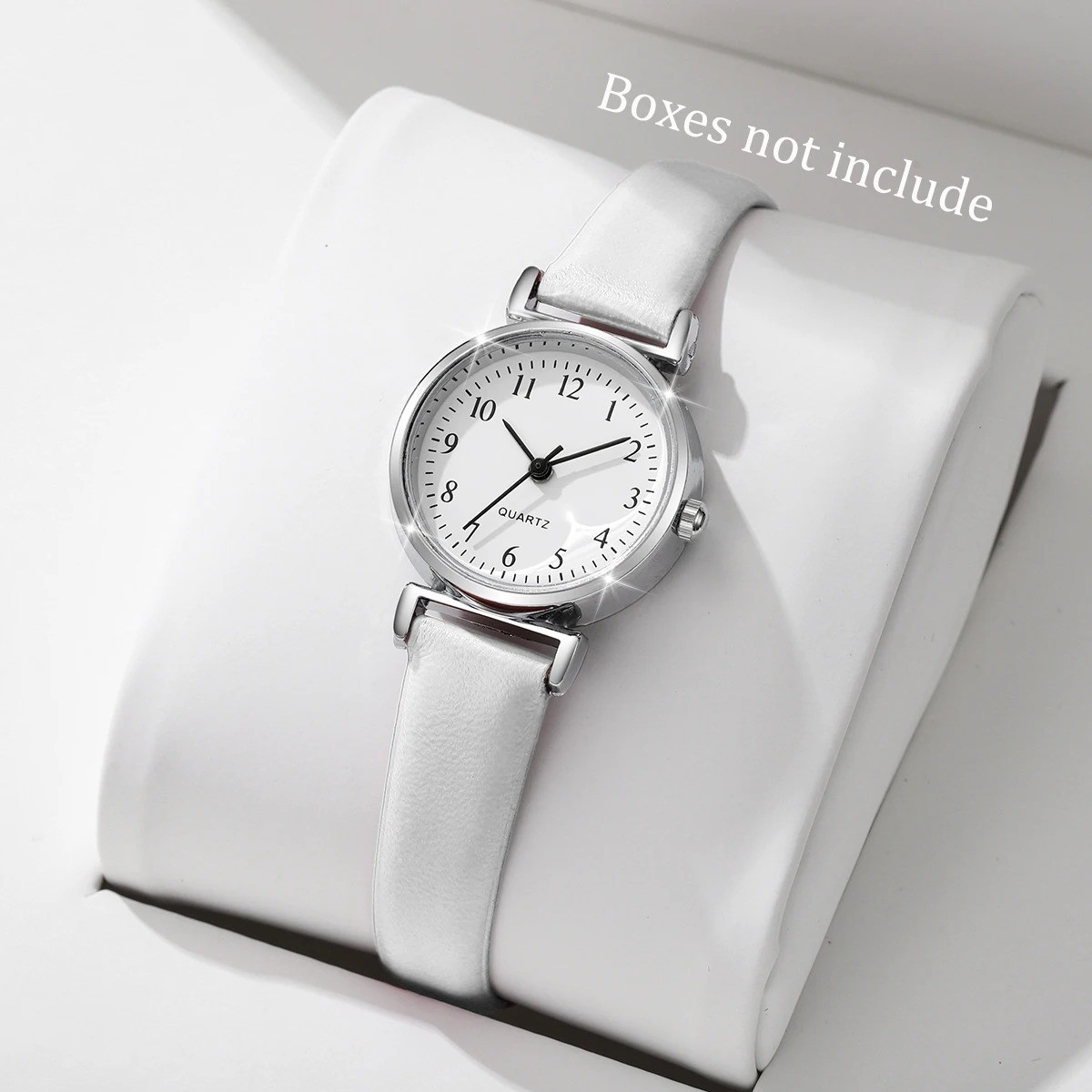 Fashion Small Dial Women’s Watch – Simple Leather Band, Analog Quartz Wristwatch