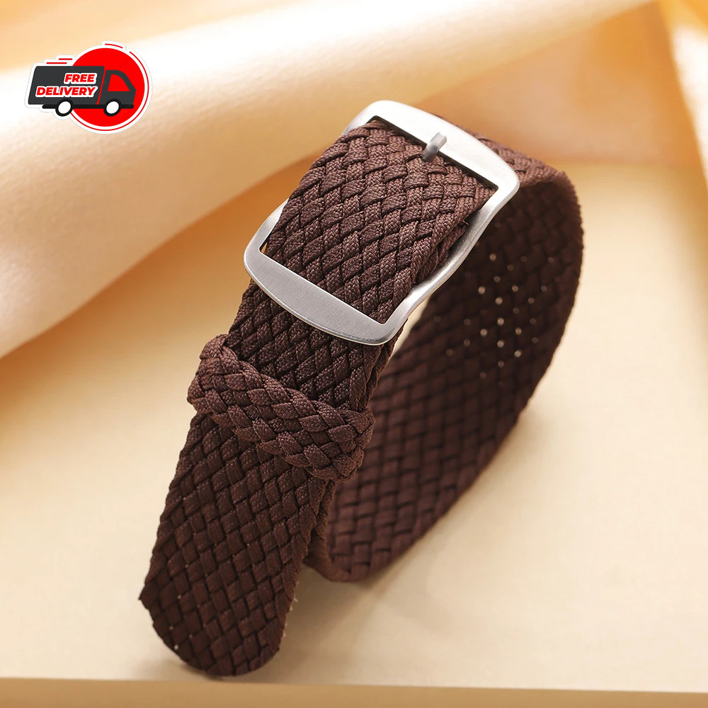 Premium Nylon Canvas Woven Watch Strap Band Universal 14/18/20/22mm Replacement