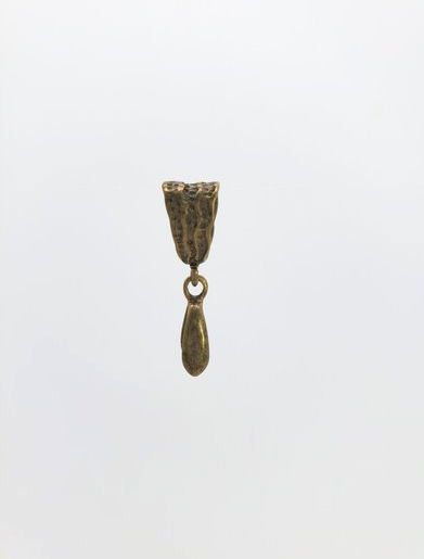Antique Bronze Hammered Pinch Bails (Pkg of 5/15) Ships from WI, USA (17-AB)