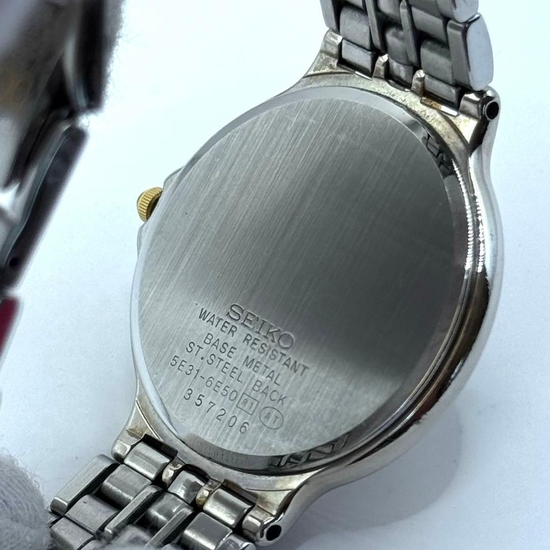 Working SEIKO Dolce Quartz New Battery Men’s Rare Gray