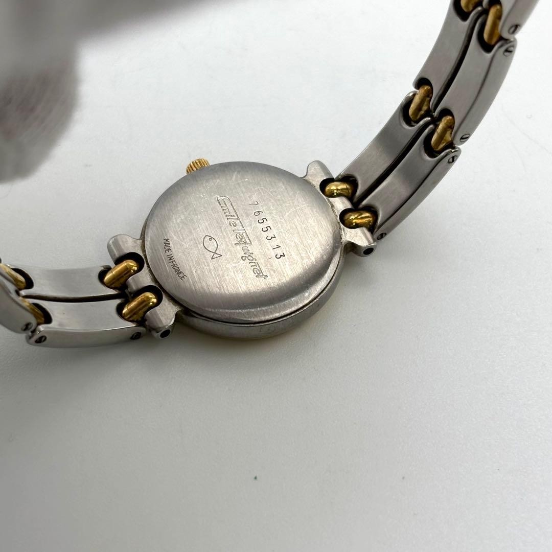 Pequignet Moorea Quartz Ladies Watch White Two-Tone Japan 072734