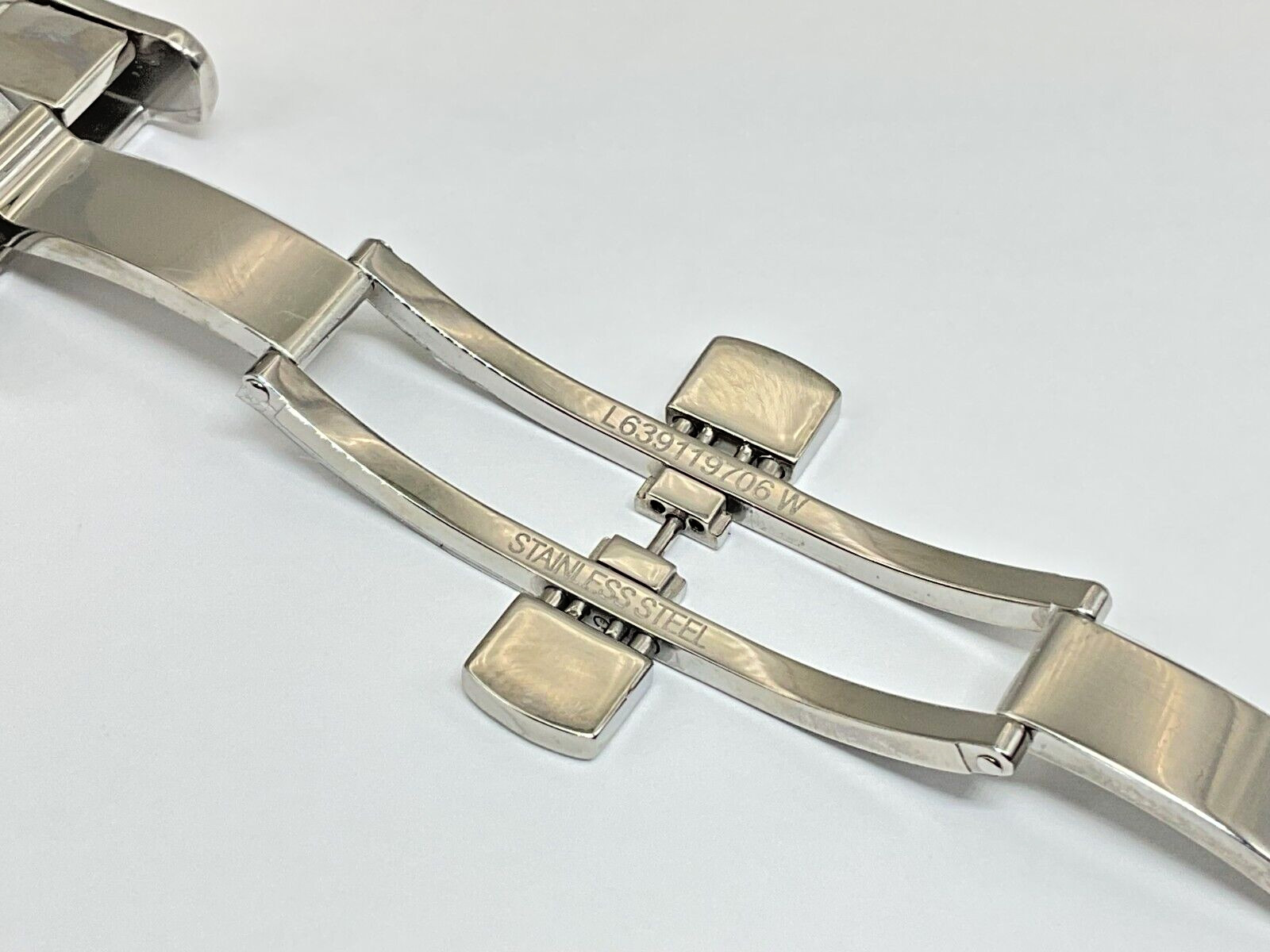 NEW GENUINE LONGINES 18MM DEPLOYMENT CLASP BUCKLE STAINLESS STEEL L639119706