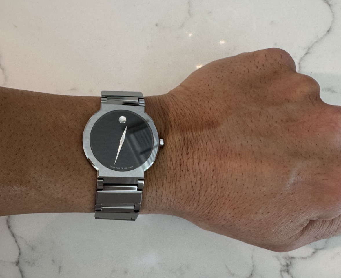 Authentic Pre-owned Movado Valor /Swiss Quartz Watch – Ref. 89.C6.1871 – No box