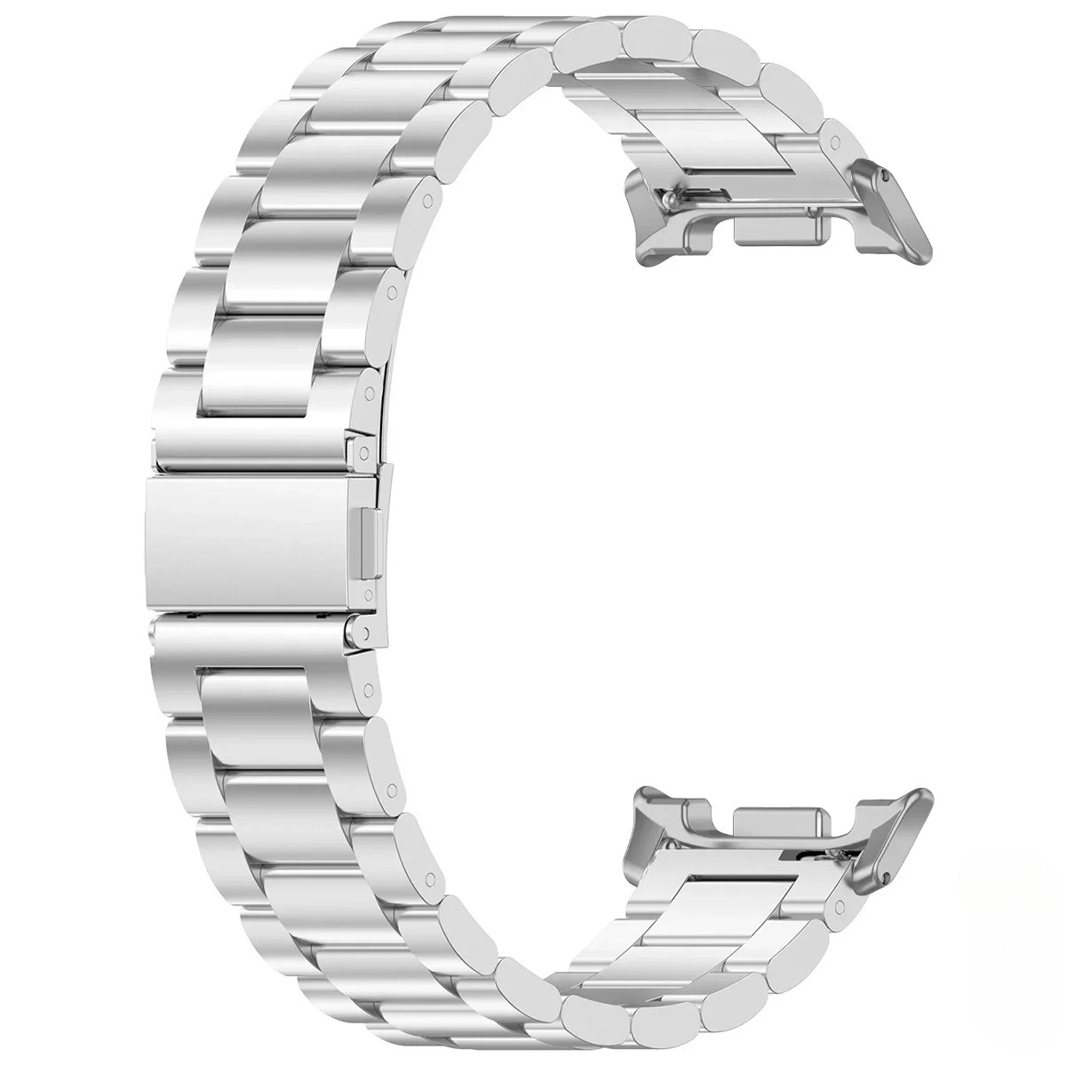 No Gap Steel Strap Metal Watch band for Samsung Galaxy Watch 8 40mm/44mm/46mm