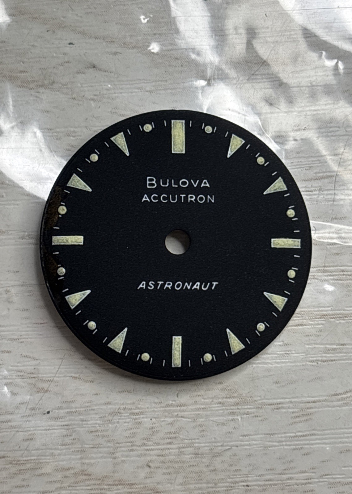 Genuine Vintage 1960’s Bulova Accutron Astronaut 214 Loose Black Dial Good Feet