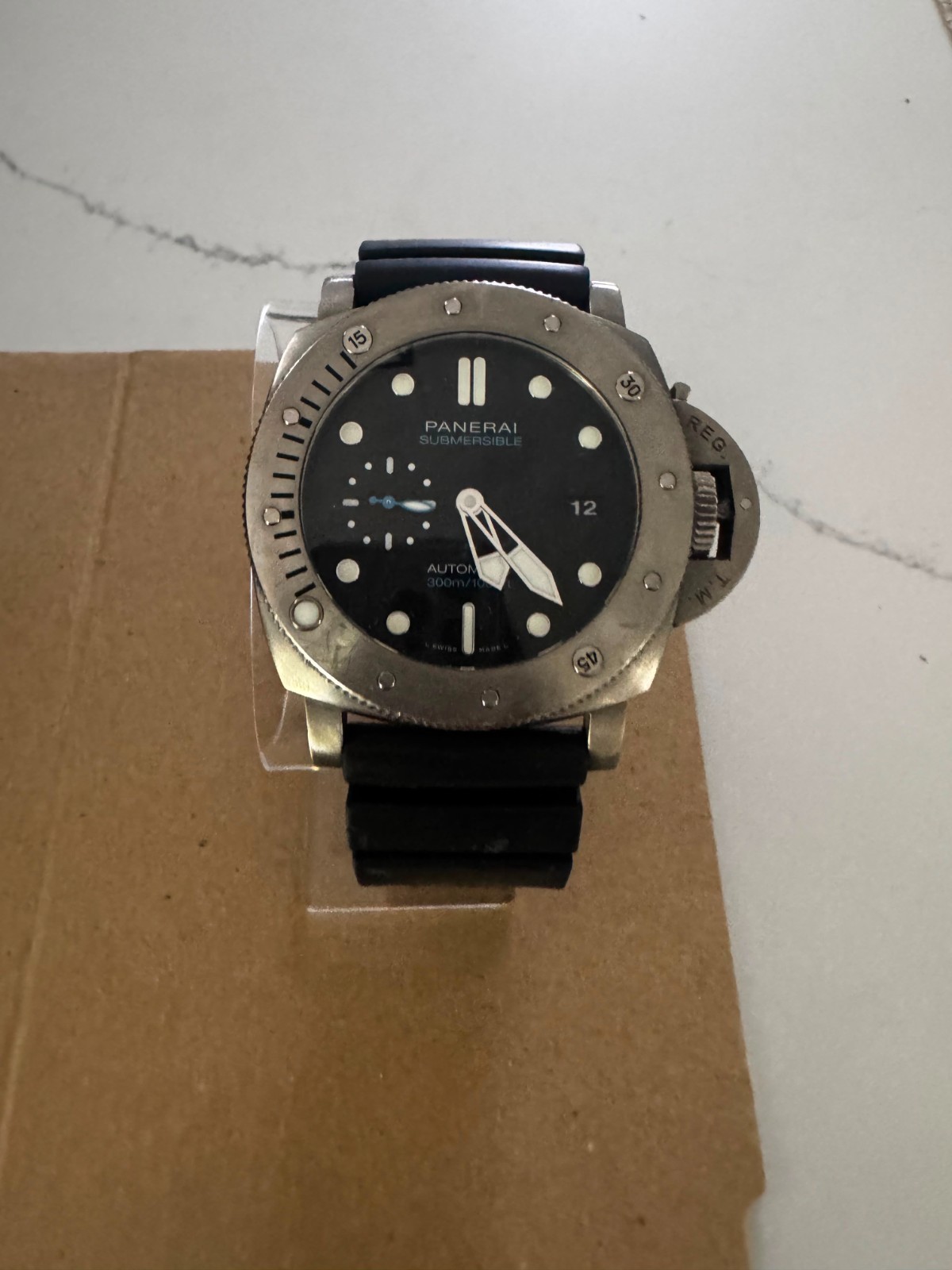 Panerai Luminor Submersible 1950 3 Days Auto 47mm Black Dial PAM01305 Full Set