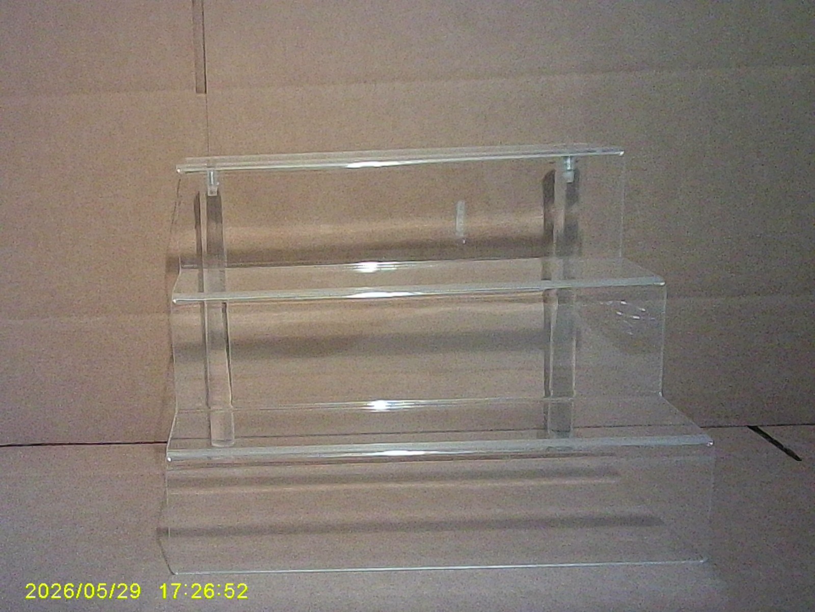 Clear Acrylic Display Risers 3 Tier Shelf Organizer Stand
