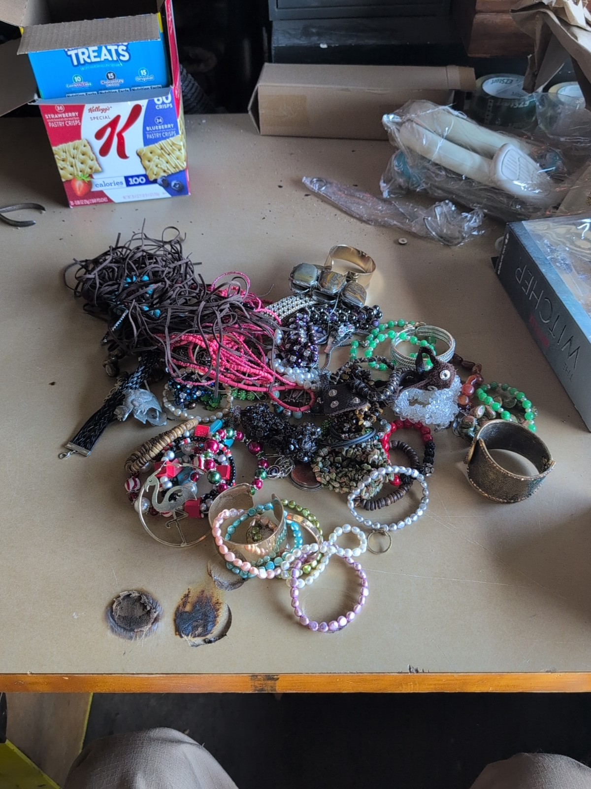 HUGE Vintage to Now ALL UNSEARCHED Jewelry Lot Wearable Craft Estate Find 4lbs