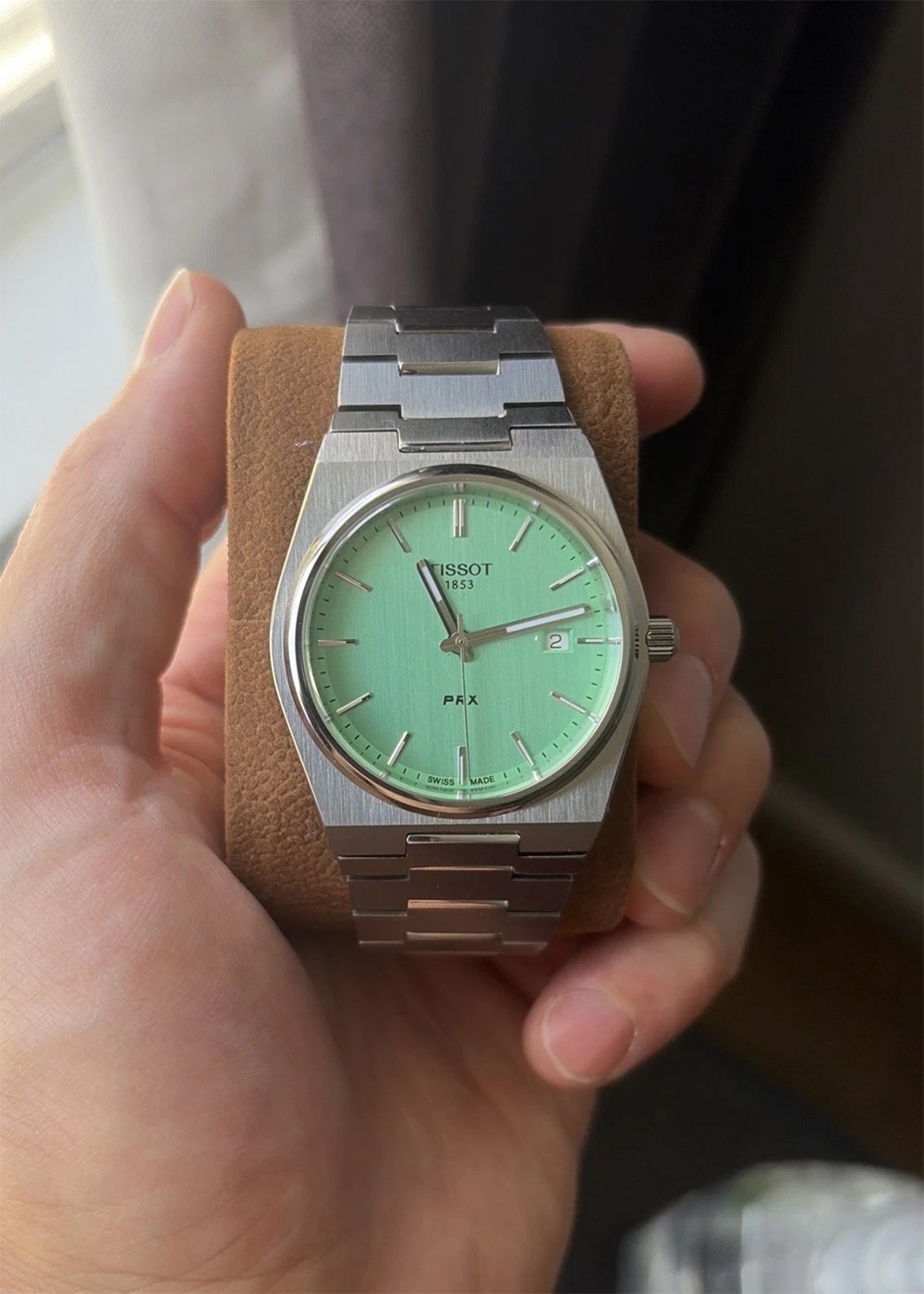 Tissot Classic PRX 40MM Men’s Mint Green Dial Quartz Watch T137.410.11.091.01