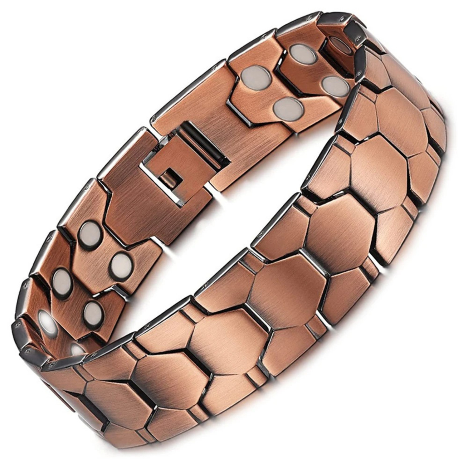 Copper Bracelet for Men, 3X Ultra Strength Magnetic Bracelets, 99.99% Pure Coppe