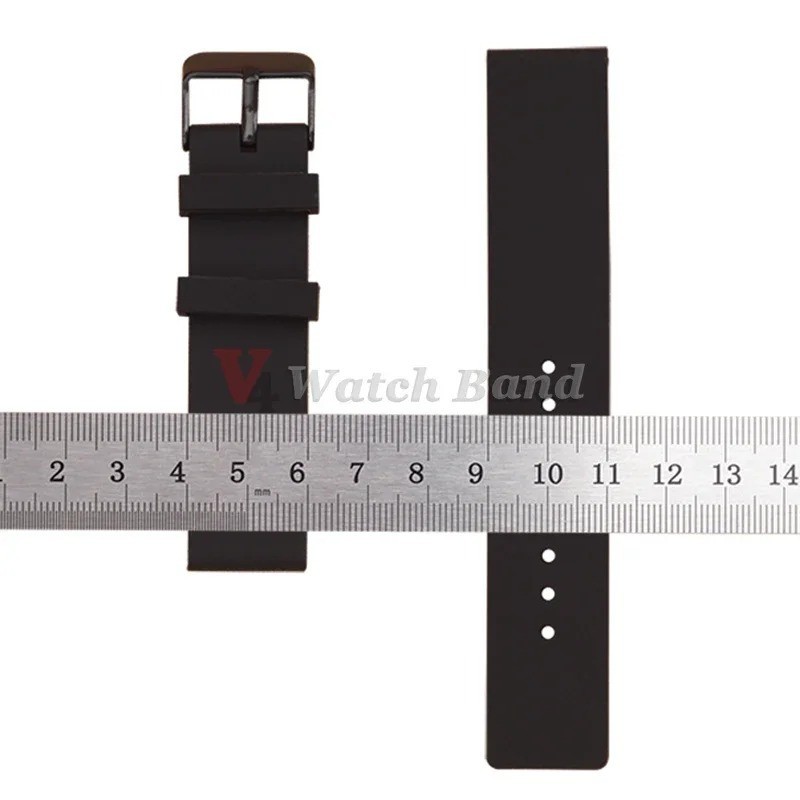 4PCS Silicone Watch Strap Band Hoop Loop Retainer Buckle Holder Ring Keeper