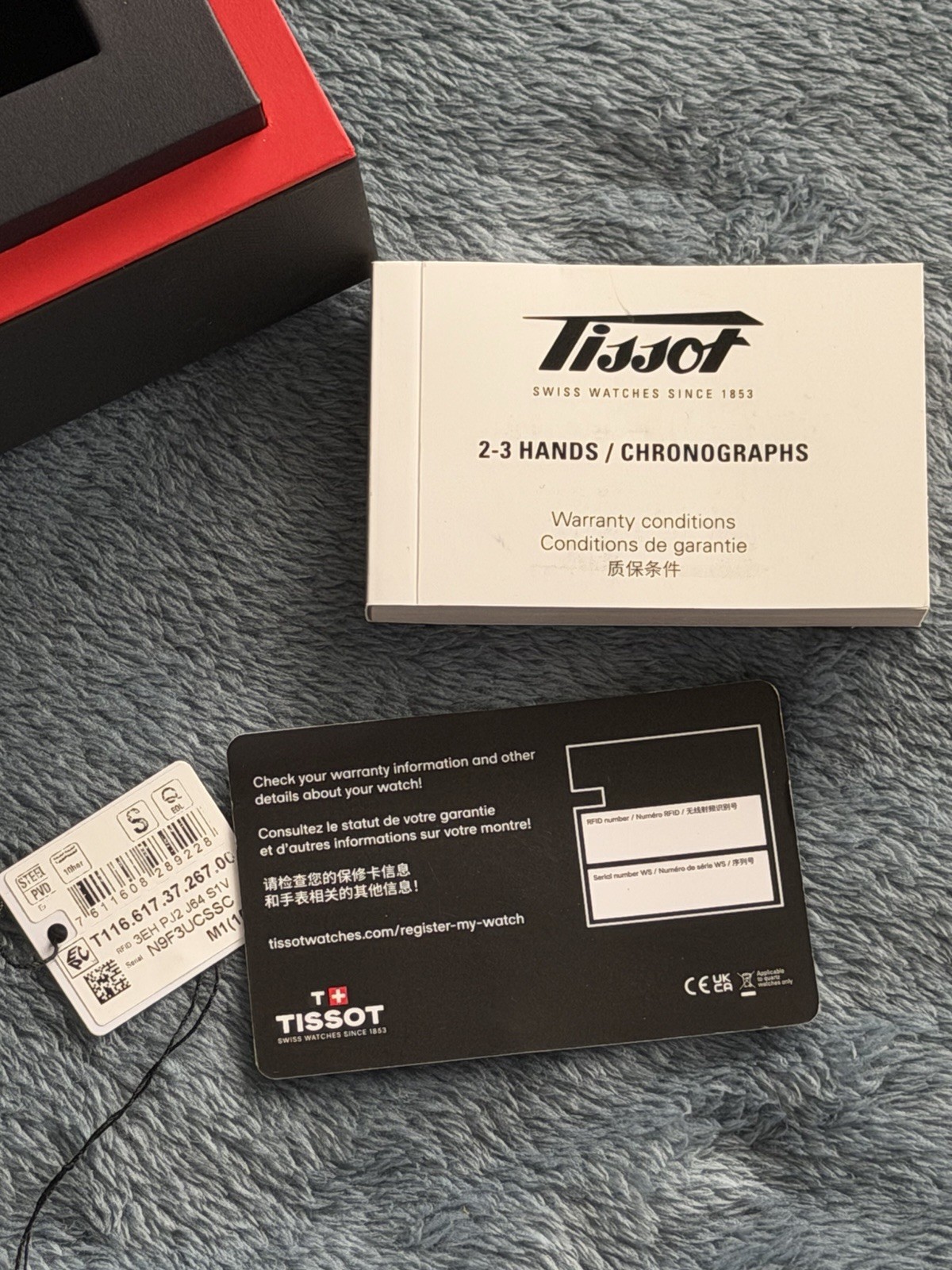 Tissot Chrono XL Quartz Chronograph Men’s Watch T116.617.37.267.00 Full Set 45mm