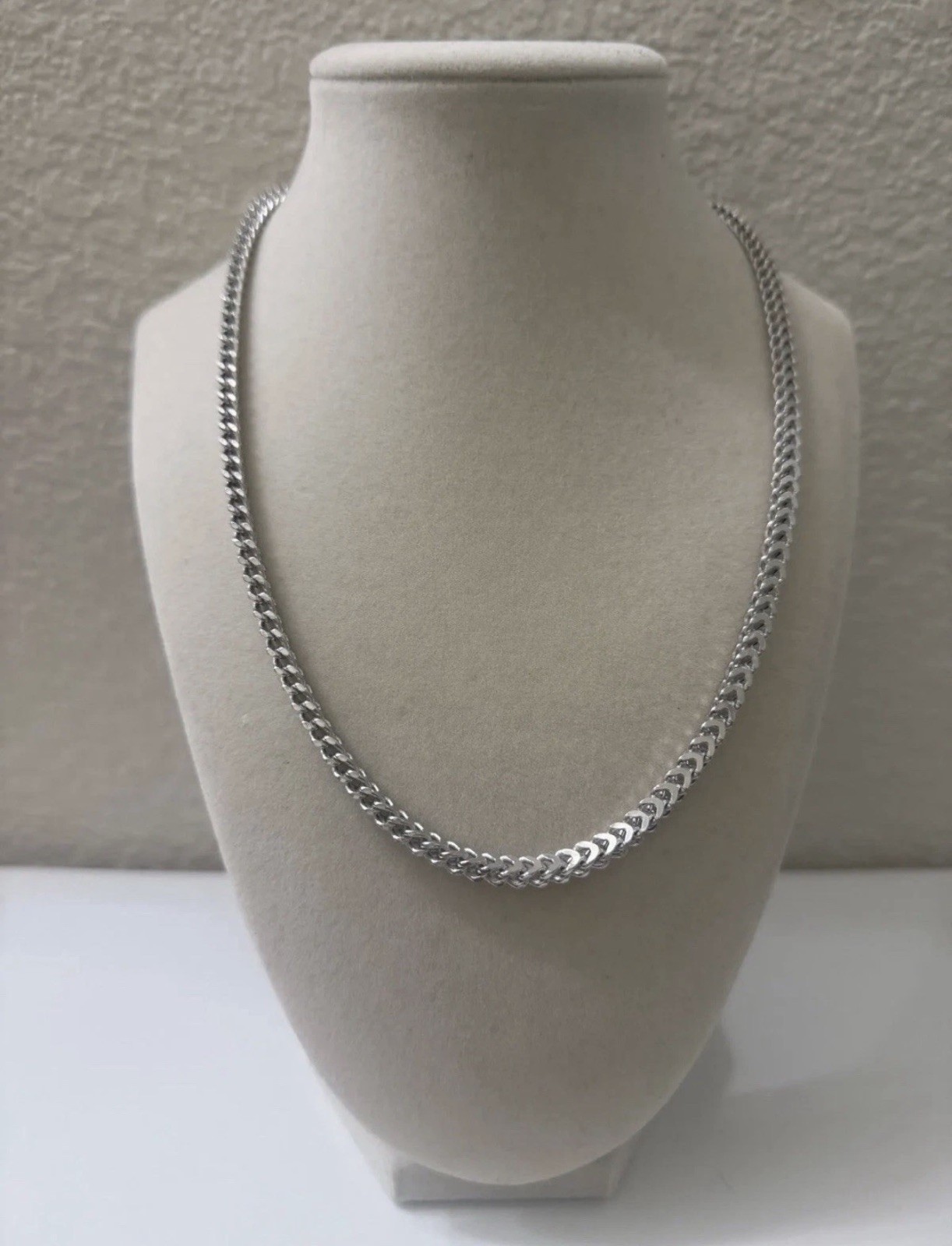 20 inch 4mm – 925 Sterling Silver Franco Chain