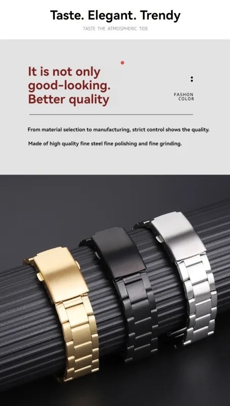 Suitable for Casio Ae-1200/Ae-1300/Ae-1500 Small Square Watches with Metal