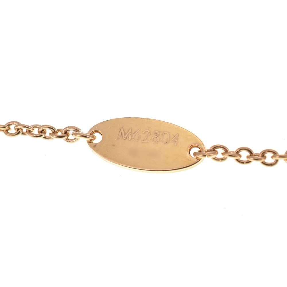 LOUIS VUITTON Lucky Gram Necklace M62804 Ladies jewelry S#139255