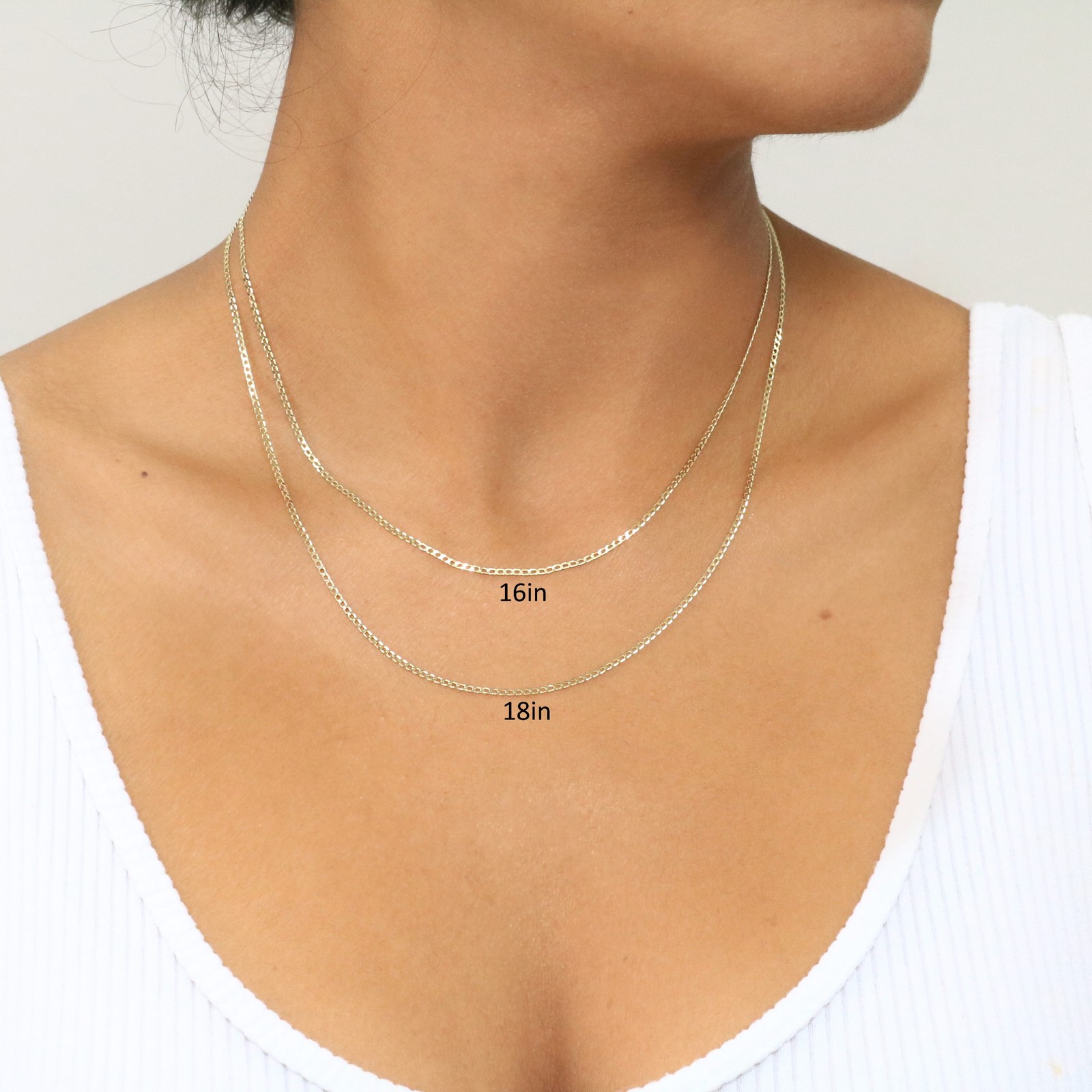 14K Yellow Gold Solid 1.5mm-12mm Cuban Curb Chain Link Pendant Necklace 16″- 30″