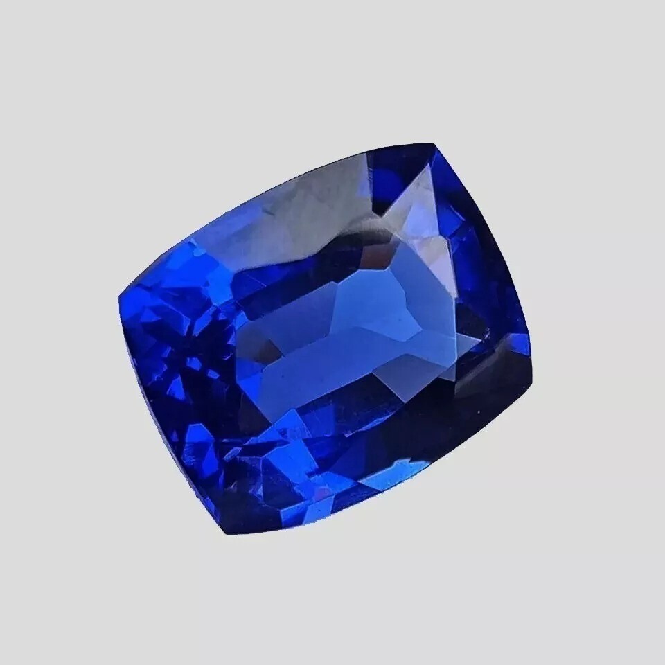 Amazing Blue Sapphire EGL Certified 10-12 Ct Natural Cushion Cut Loose Gemstone