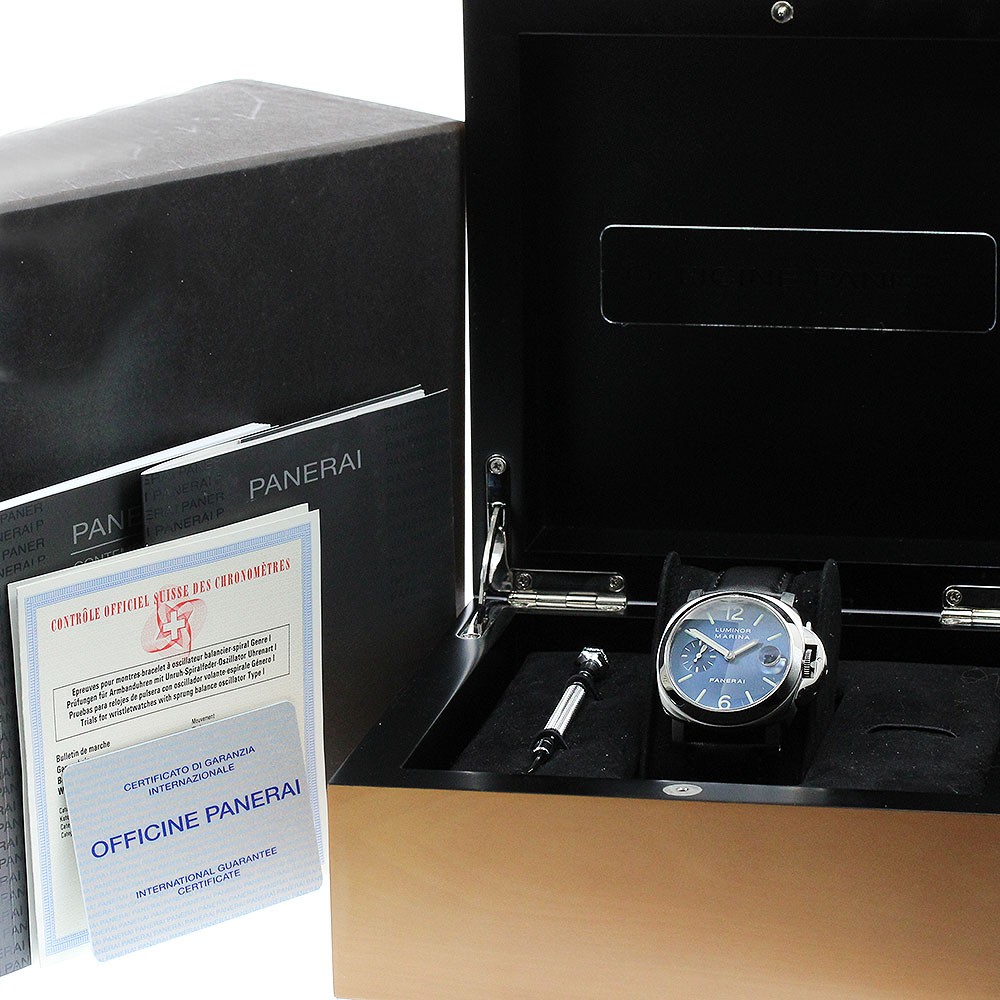 PANERAI Luminor Marina PAM00119 Small Second Date Automatic Men’s Watch_930486