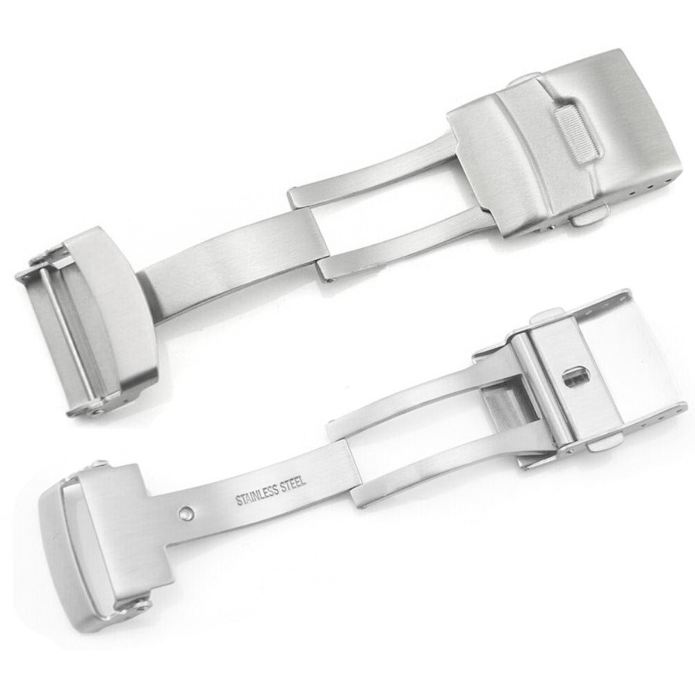 316L Stainless Steel Solid Watch Buckle Watch Band Clasp 16-24mm US Stock