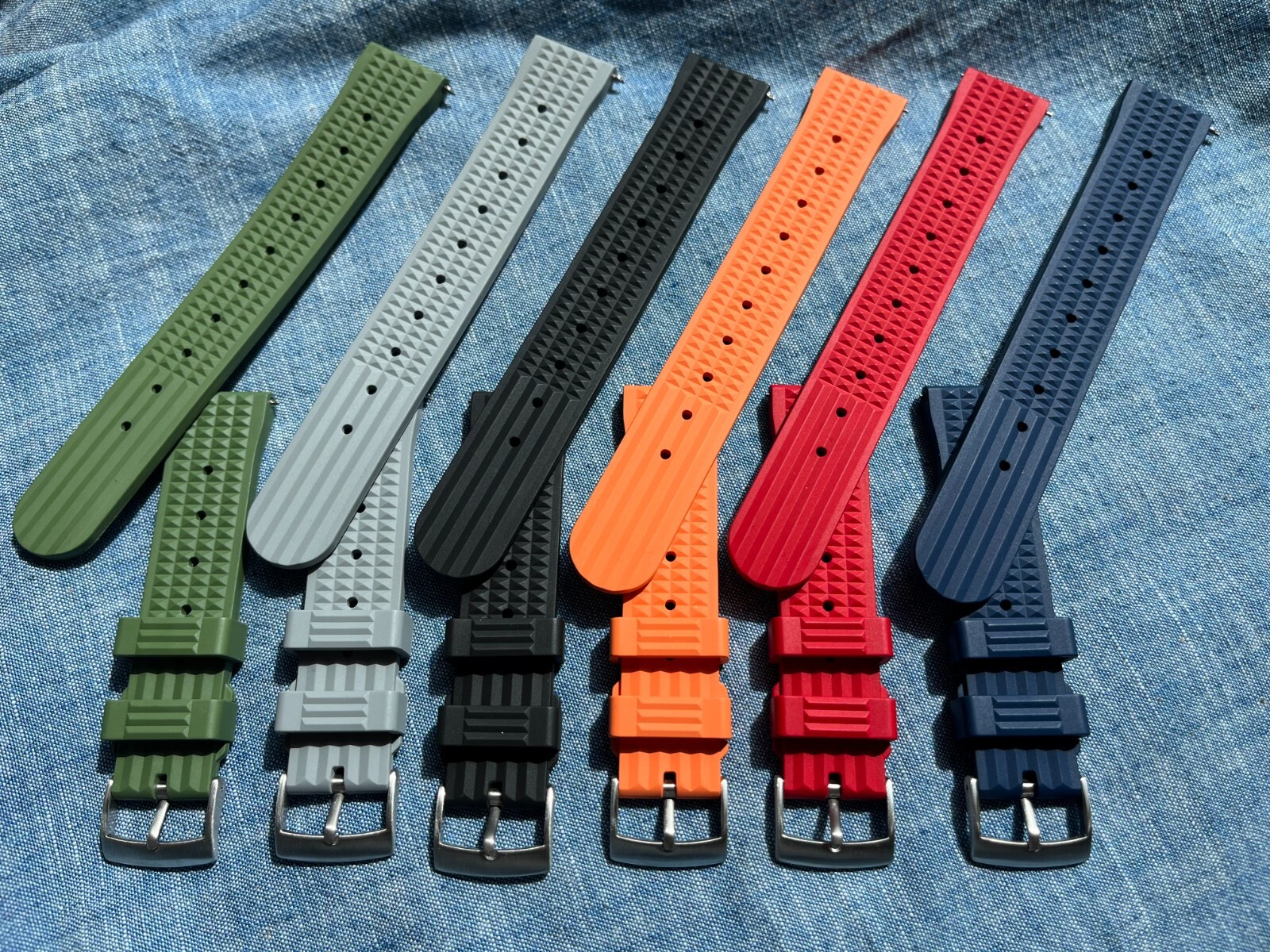 WISCASSET WATCH – Premium FKM Waffle Straps