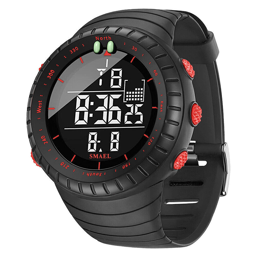 SMAEL Watch Men Digital Watches Student Boy Countdown Watch Military Wristwatch