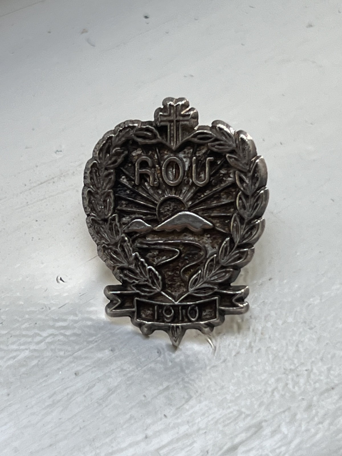 Armenian Relief Society (ARS / ՀՕՄ) Sterling Silver Pin – 2.97 Grams – Rare!