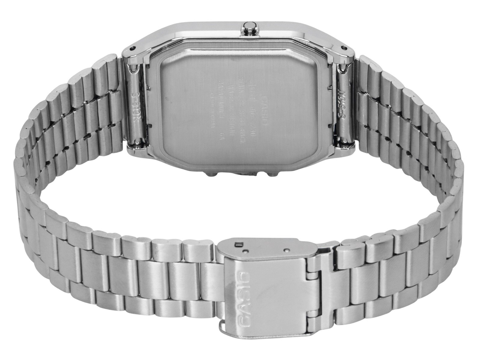 Casio Vintage Analog Digital Green Dial Quartz Steel AQ-230A-3AMQY Unisex Watch