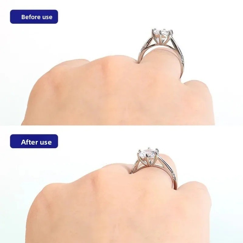 8 Sizes. Clear Silicone Ring Sizer Invisible Adjuster Anti-Loss for Loose Rings.