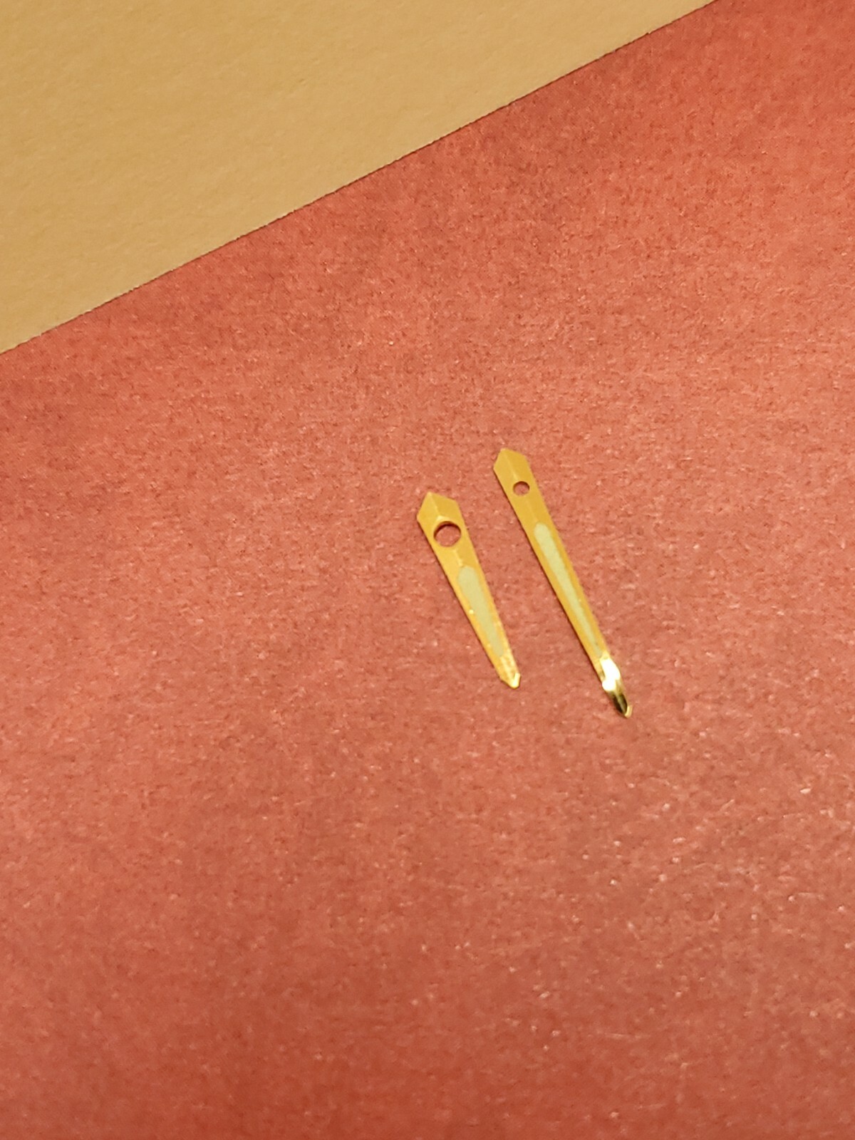 Genuine Factory NOS Accutron 214 Spaceview/Astro & 218 Gold Rad/Trit Spear Hands