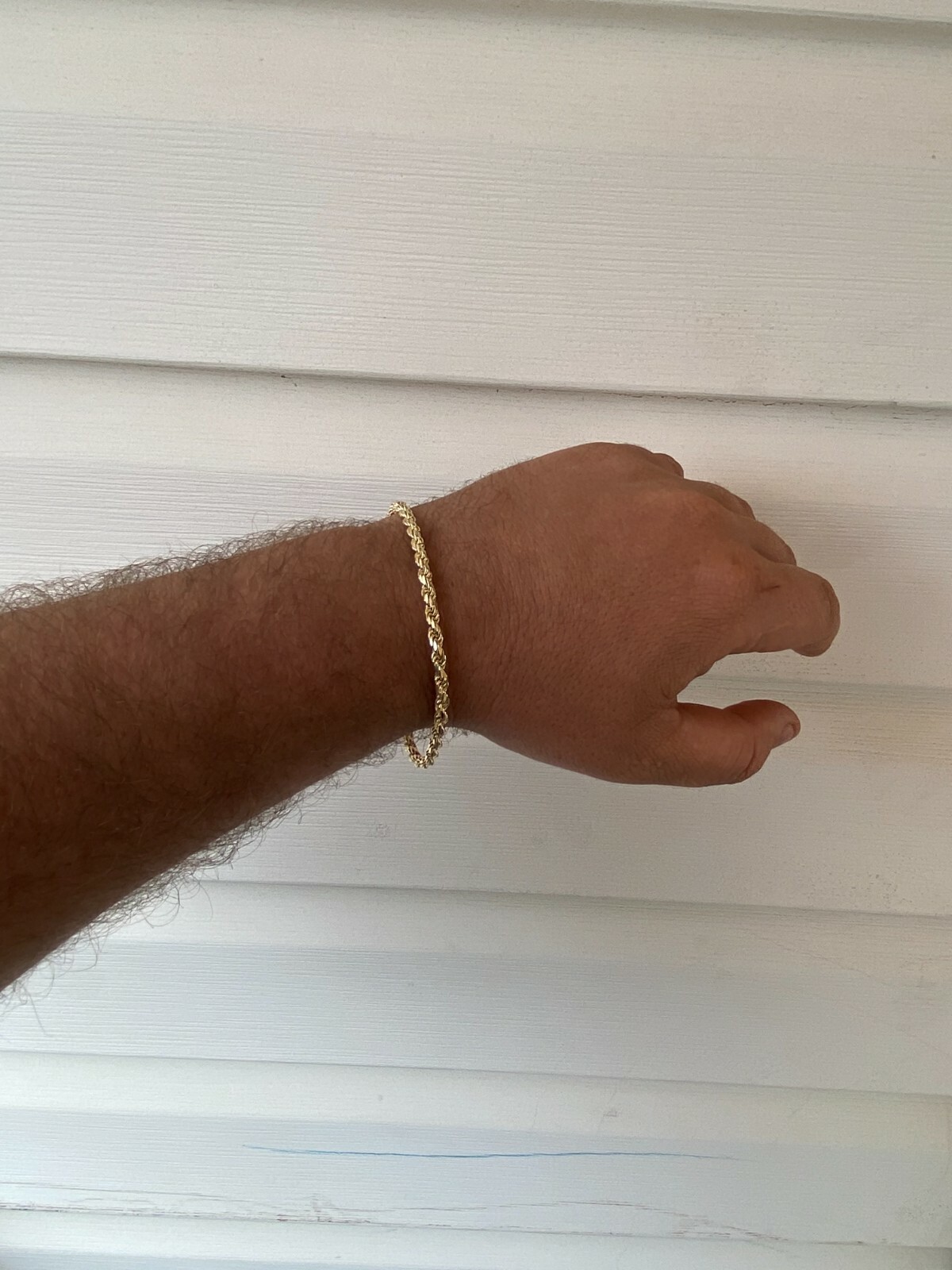 Men’s Women’s Real 14k Gold Plated Solid 925 Sterling Silver Rope Bracelet 2-6mm