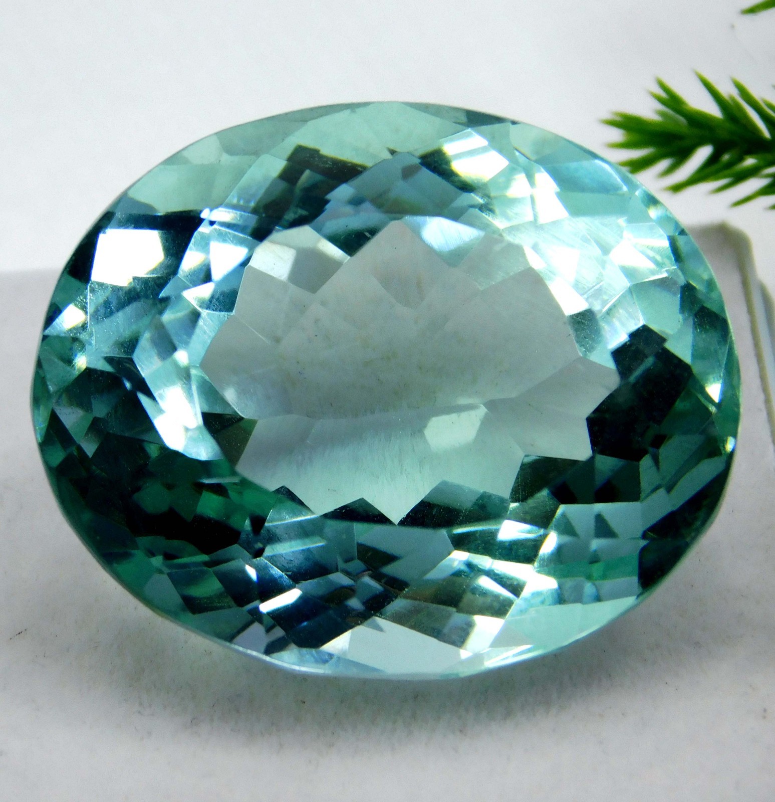 Certified 78.85 Ct Natural Blue Aquamarine Oval Cut AAA+ Brazil Rare Gemstone