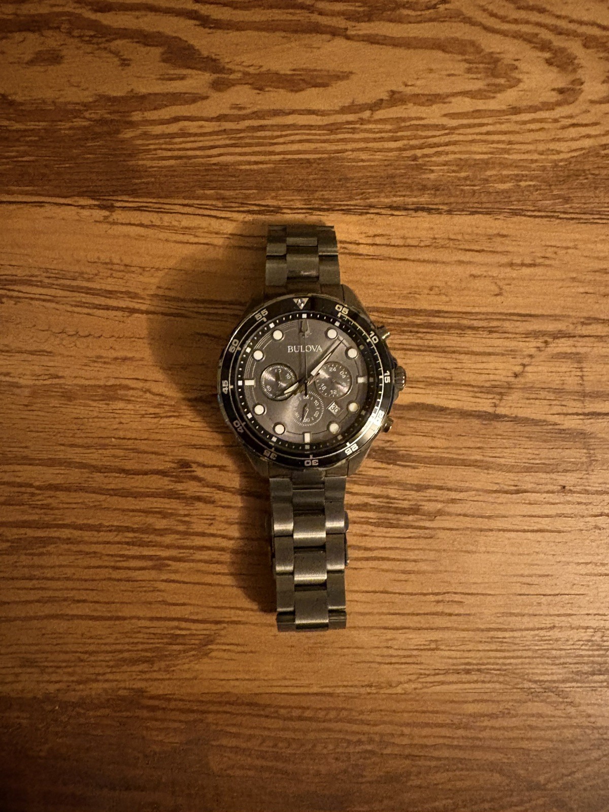Bulova Classic Chronograph Men’s Watch (98K104); Slightly Used Condition; in Box