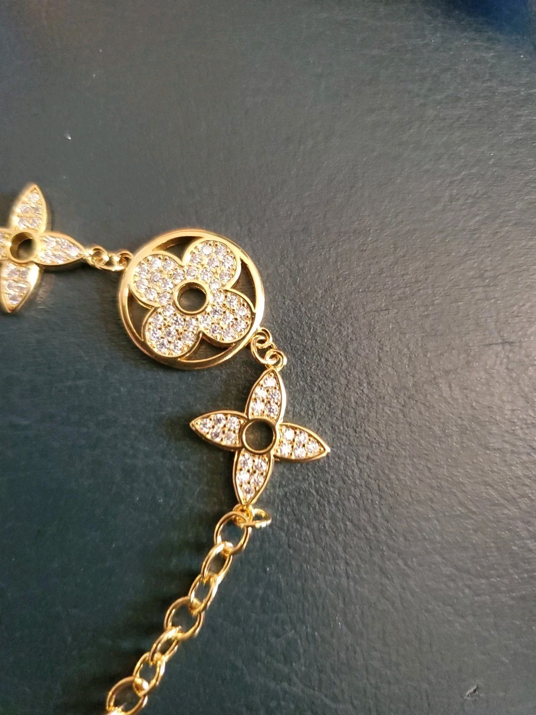 LOUIS VUITTON Bracelet Monogram Colorful Charm Goregeous