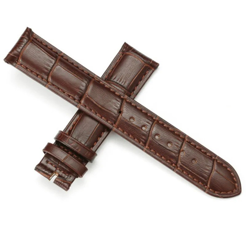 12mm 14mm 16mm 17mm 18mm 20mm 22mm 24mm Genuine Leather Watch Band Strap Bracele