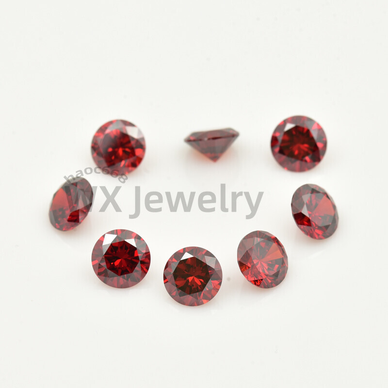 Round 50pcs per color 600pcs total Birthstone Stone Loose cubic Zirconia Bright