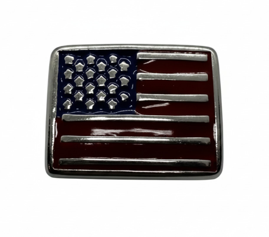 United States Flag Ring for Men – Stainless Steel Patriotic Rectangle Ring 190
