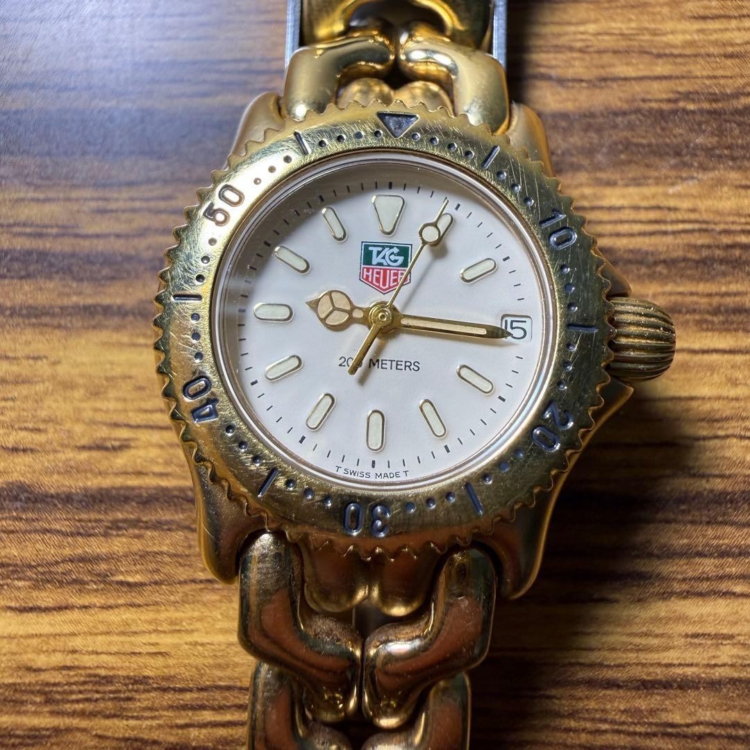 PARTS REPAIR Tag Heuer WG1230 Midsize SEL Quartz Watch Gold Womens Mens S94.013