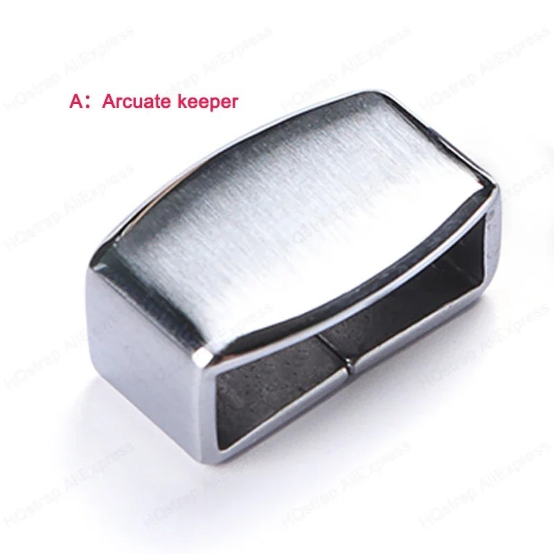 Watch Band Keeper Loops Metal Strap Ring Buckle 18mm 20mm 22mm 24mm Universal
