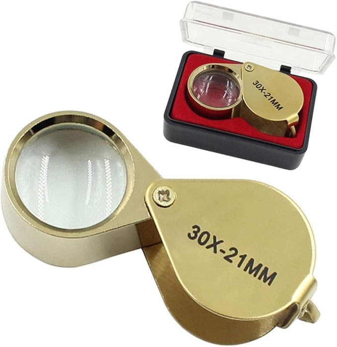 NEW 30X Jewelers Loupe Magnifier Jewelry Coin Loop Magnifying Glass Eye Pocket