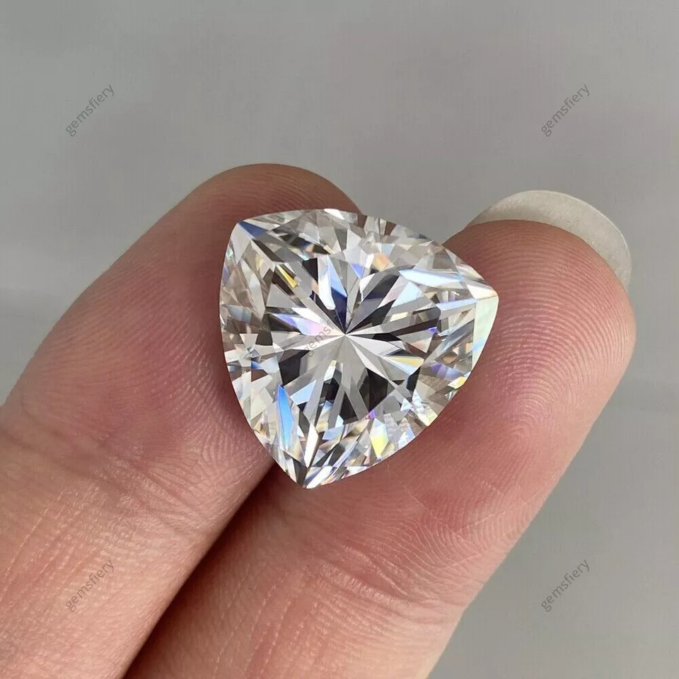 7.5X7.5 MM Trillion Cut D Color IF Clarity LAB GROWN CVD Diamond GIE CERTIFIED
