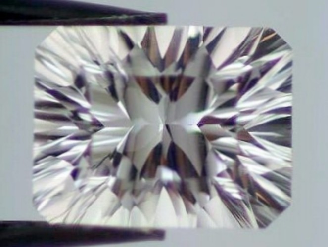 WHITE TOPAZ 10 x 8 MM EMERALD CONCAVE CUT ALL NATURAL AAA LOT 6214
