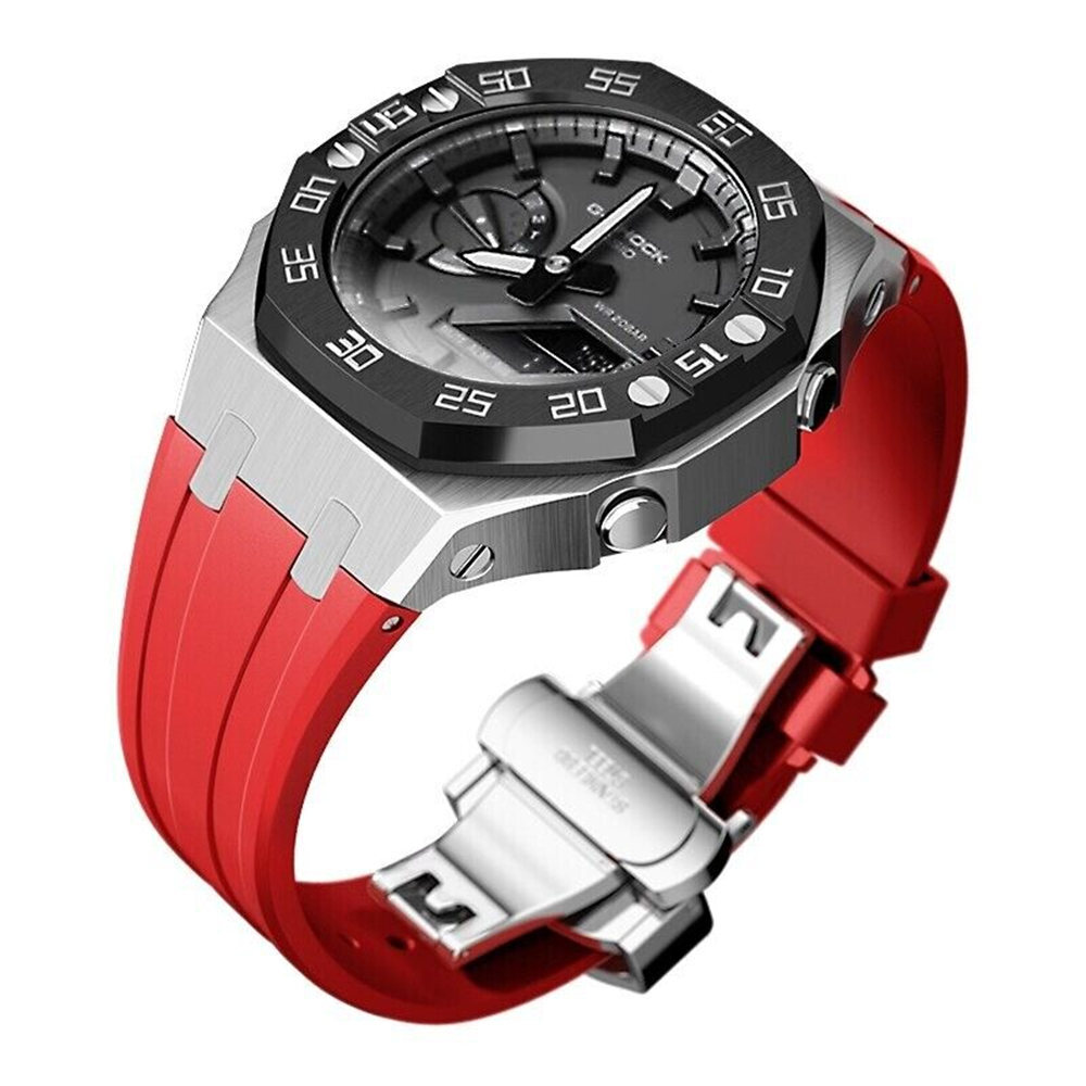 Dial Bezel AP Mod Kit Metal Refit Case Band Strap Cover for G-Shock GA-2100/2110