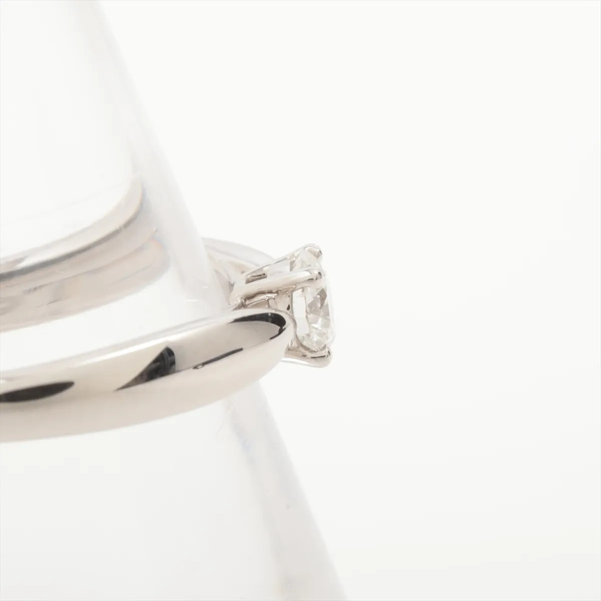 Tiffany Harmony diamond Ring Pt950 3.1g D0.21 F IF 3EX NONE