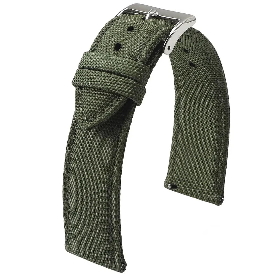 18mm 19mm 20mm 21mm 22mm 24mm Waterproof Sailcloth Watch Strap Two-Sided Nylon