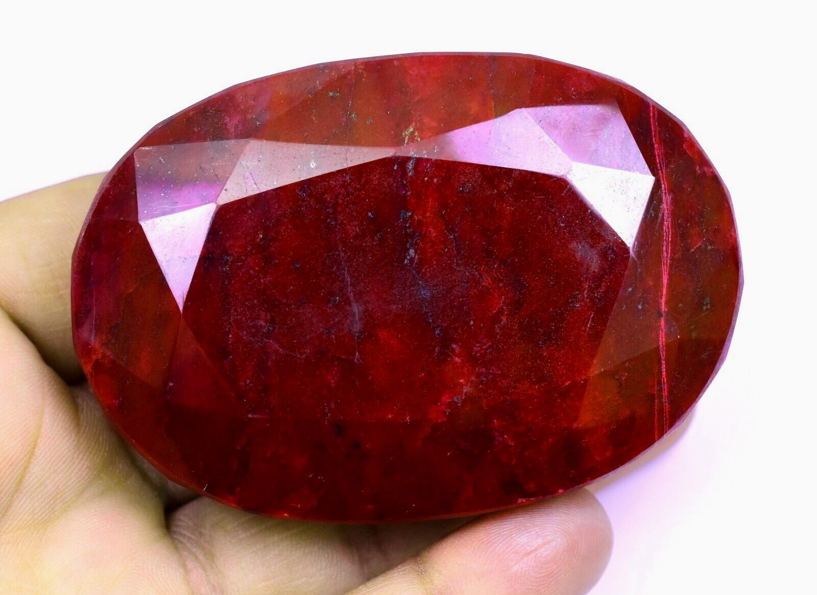 RARE 790.00 Ct Natural HUGE Red Ruby Museum Grade Certified Oval Loose Gemstone