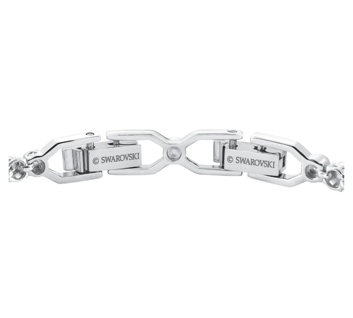 Swarovski Imber Emily Tennis Bracelet Round Cut, White, Rhodium Plated 1808960
