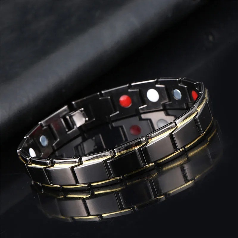 Men’s Bracelet Magnetic Therapy Arthritis Pain Relief Pure Solid Copper Bangle