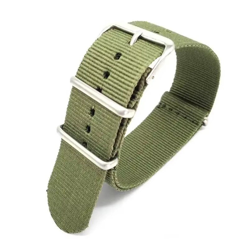 18mm 20mm 22mm Durable Military Woven Nylon Wrist Watch Band Quick Release Strap