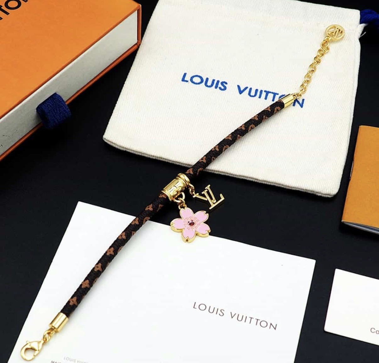 Louis Vuitton x Takashi Murakami Cherry Blossom Bracelet
